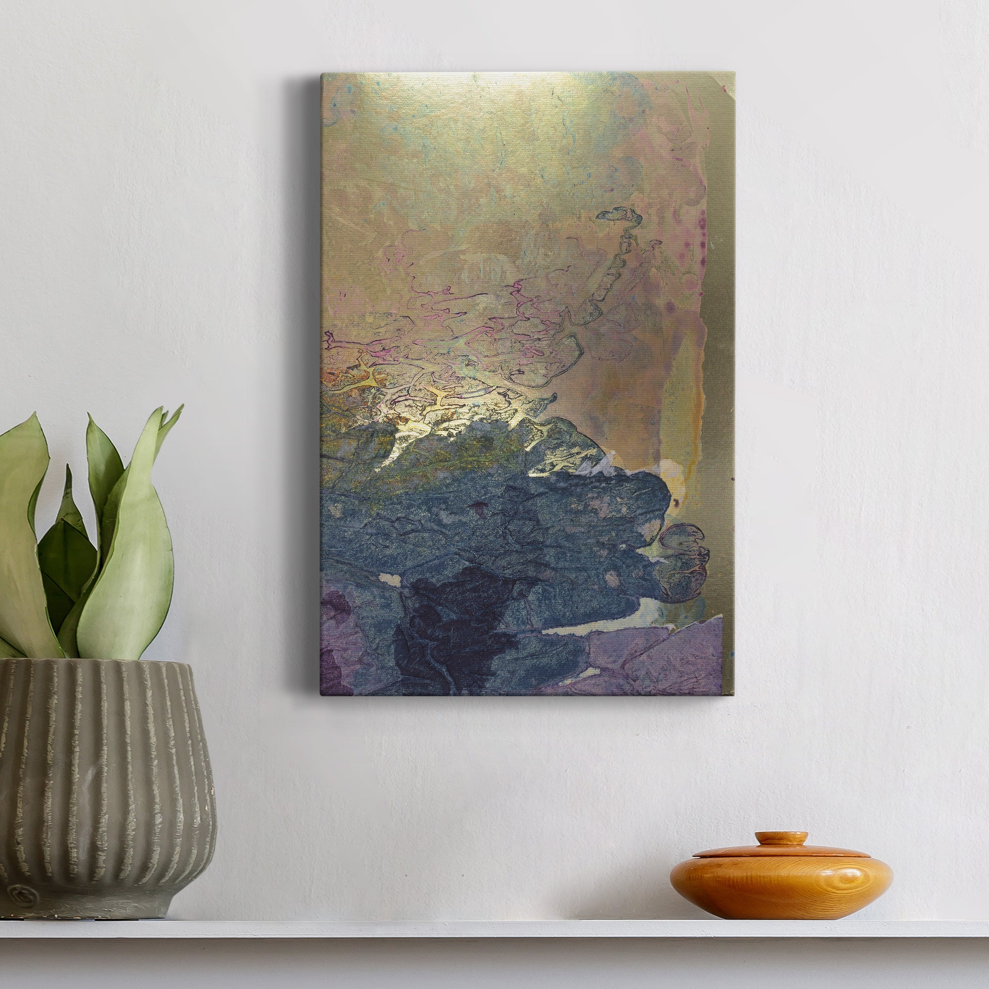 Monet's Landscape I Premium Gallery Wrapped Canvas - Ready to Hang