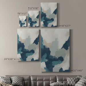 Brushy Blues II - Canvas Art Print