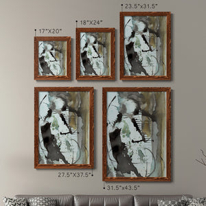 Lyrical Abstract I - Premium Framed Canvas 2 Piece Set - Ready to Hang