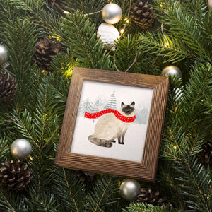 Christmas Cats & Dogs III, Handmade Ornament