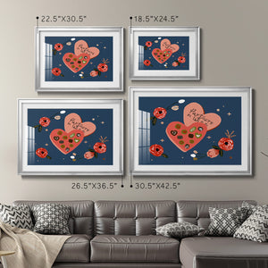 Happy Galentine I - Modern Framed Art Print