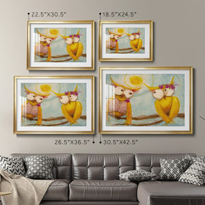 Hoos Branch for Two - Modern Framed Art Print