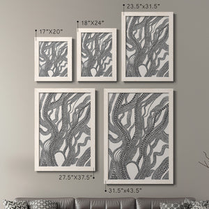 Dots and Dashes I - Premium Framed Canvas 2 Piece Set - Ready to Hang