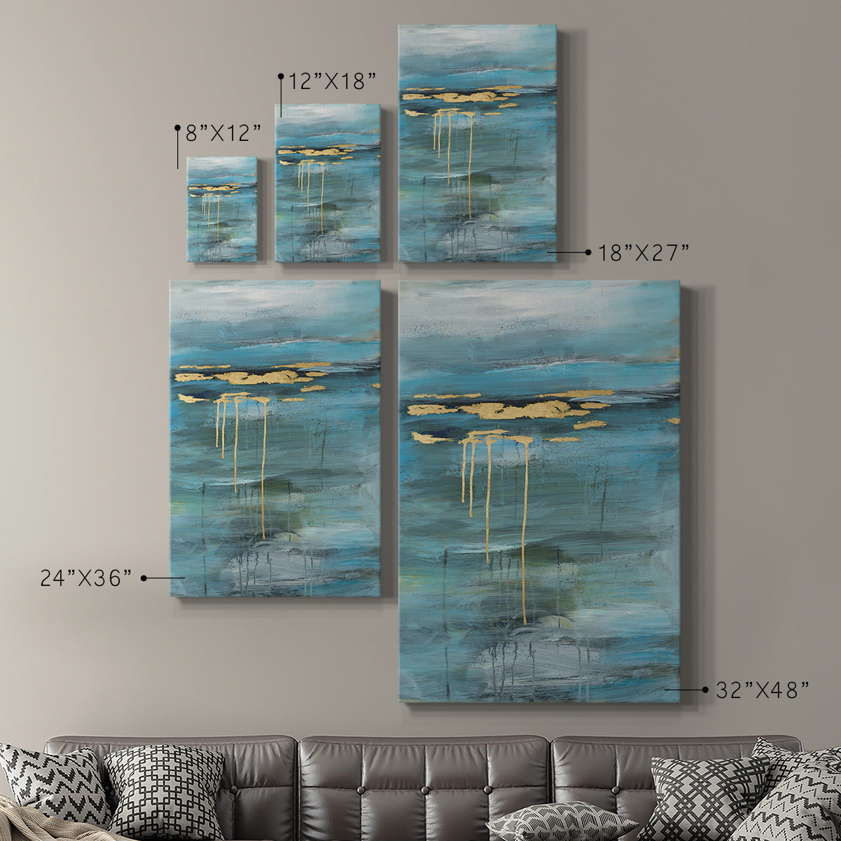 Distant Shores II Premium Gallery Wrapped Canvas - Ready to Hang