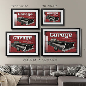 The Garage - Modern Framed Art Print