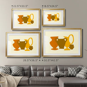 Posing Pottery II - Modern Framed Art Print