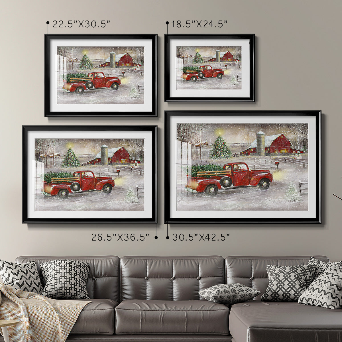 Making Christmas Memories Premium Framed Print - Ready to Hang