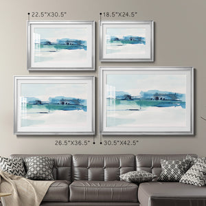 Ultramarine Vista II - Modern Framed Art Print