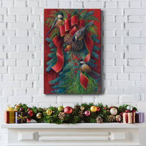 Holiday Trio Premium Gallery Wrapped Canvas - Ready to Hang