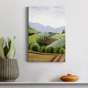 Tuscan Valley Sketch II Premium Gallery Wrapped Canvas - Ready to Hang