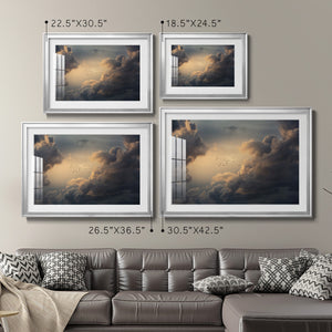 Soaring High Above - Modern Framed Art Print