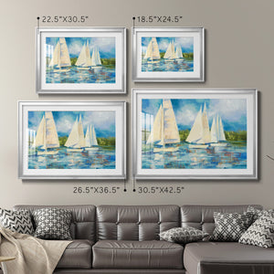 Clear Sailing - Modern Framed Art Print