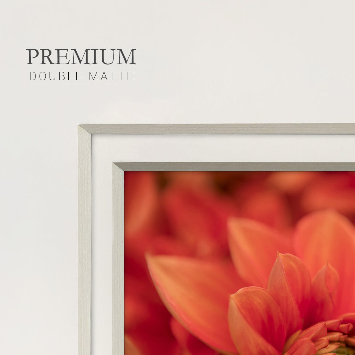 Spring Fire- Premium Framed Print Double Matboard