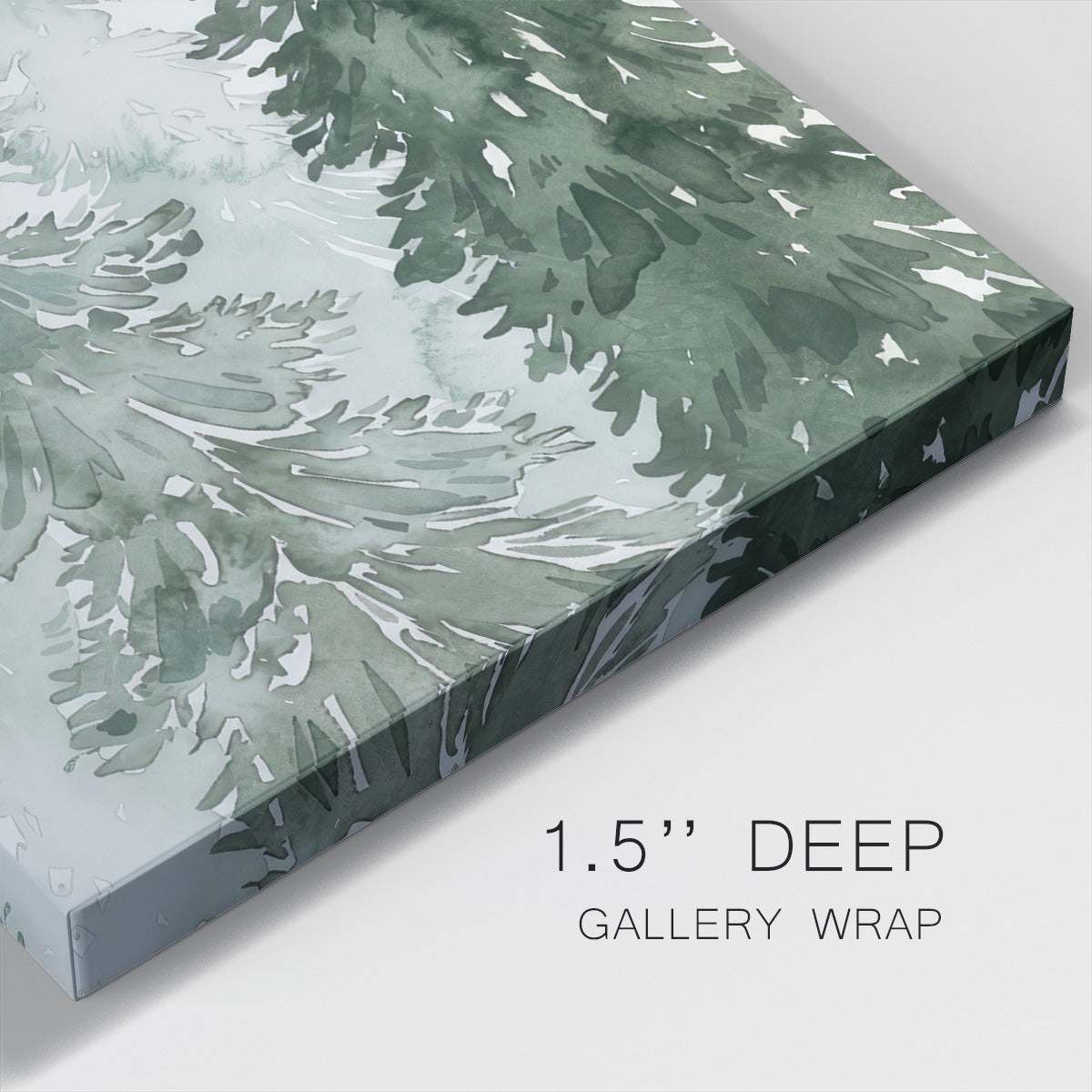 Winter Washed Coppice I - Gallery Wrapped Canvas