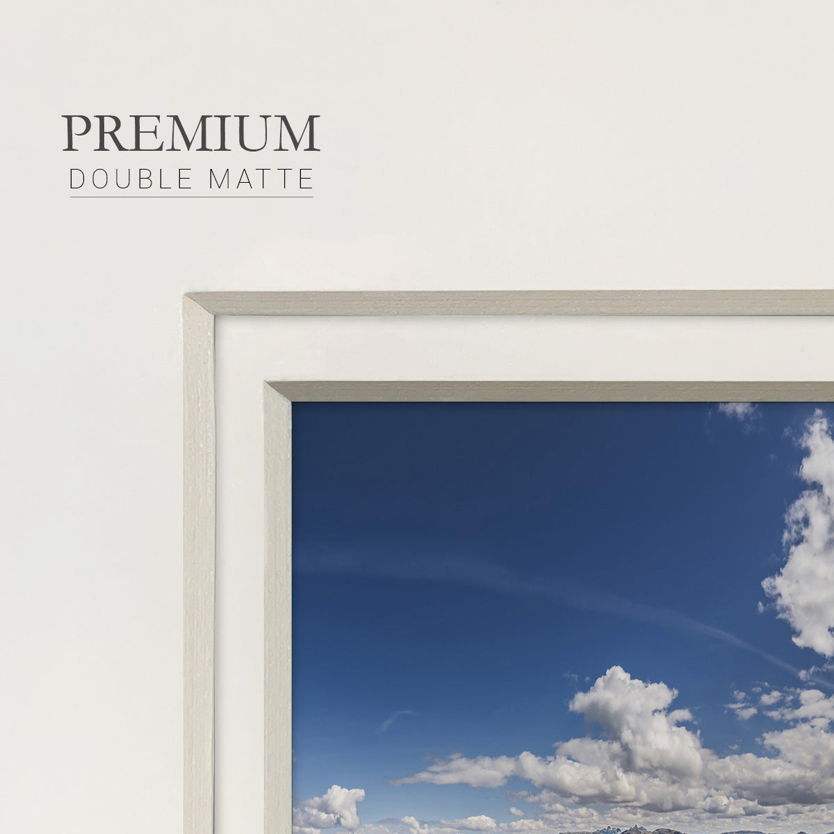 Reflection I- Premium Framed Print Double Matboard