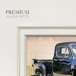 Antique Pickup II Premium Framed Print Double Matboard