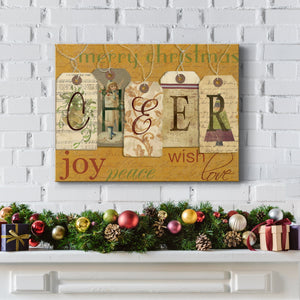 Cheer Tags - Premium Gallery Wrapped Canvas  - Ready to Hang