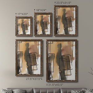 Retro Vibe III - Barnwood Framed Canvas Set