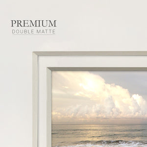 Ebbing Wave Premium Framed Print Double Matboard