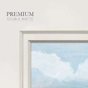 Azure Rising I Premium Framed Print Double Matboard
