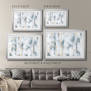 Stone Hatchmarks I - Modern Framed Art Print