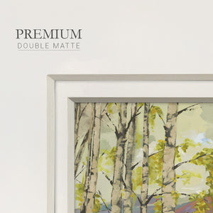 Birch Stand- Premium Framed Print Double Matboard