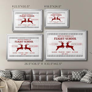 Flight School - Modern Framed Art Print