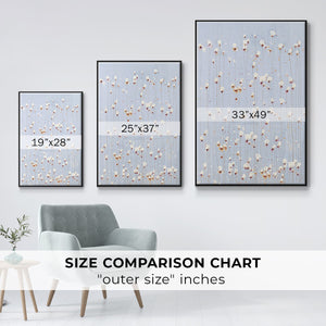 String Theory V1 - Framed Premium Gallery Wrapped Canvas L Frame - Ready to Hang