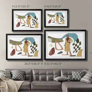 Vintage Vibes III - Modern Framed Art Print