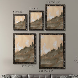 Hillside Walking Path III - Barnwood Framed Canvas Set