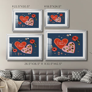 Happy Galentine II - Modern Framed Art Print