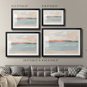 Sienna Horizon I - Modern Framed Art Print