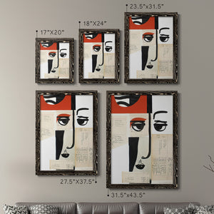 Faces of A Century III - Barnwood Framed Canvas Set