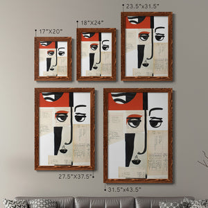 Faces of A Century III - Barnwood Framed Canvas Set