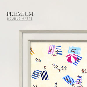 Colorful Beach Premium Framed Print Double Matboard