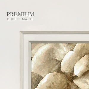 Neutral Wall Flower II Premium Framed Print Double Matboard