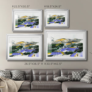 Silent Mountain II - Modern Framed Art Print