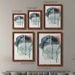 Stone Aperture III - Barnwood Framed Canvas Set