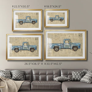 George's '53 Ford - Modern Framed Art Print