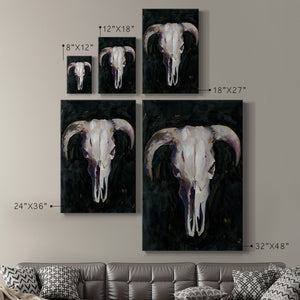 Horned Skull I - Canvas Art Print
