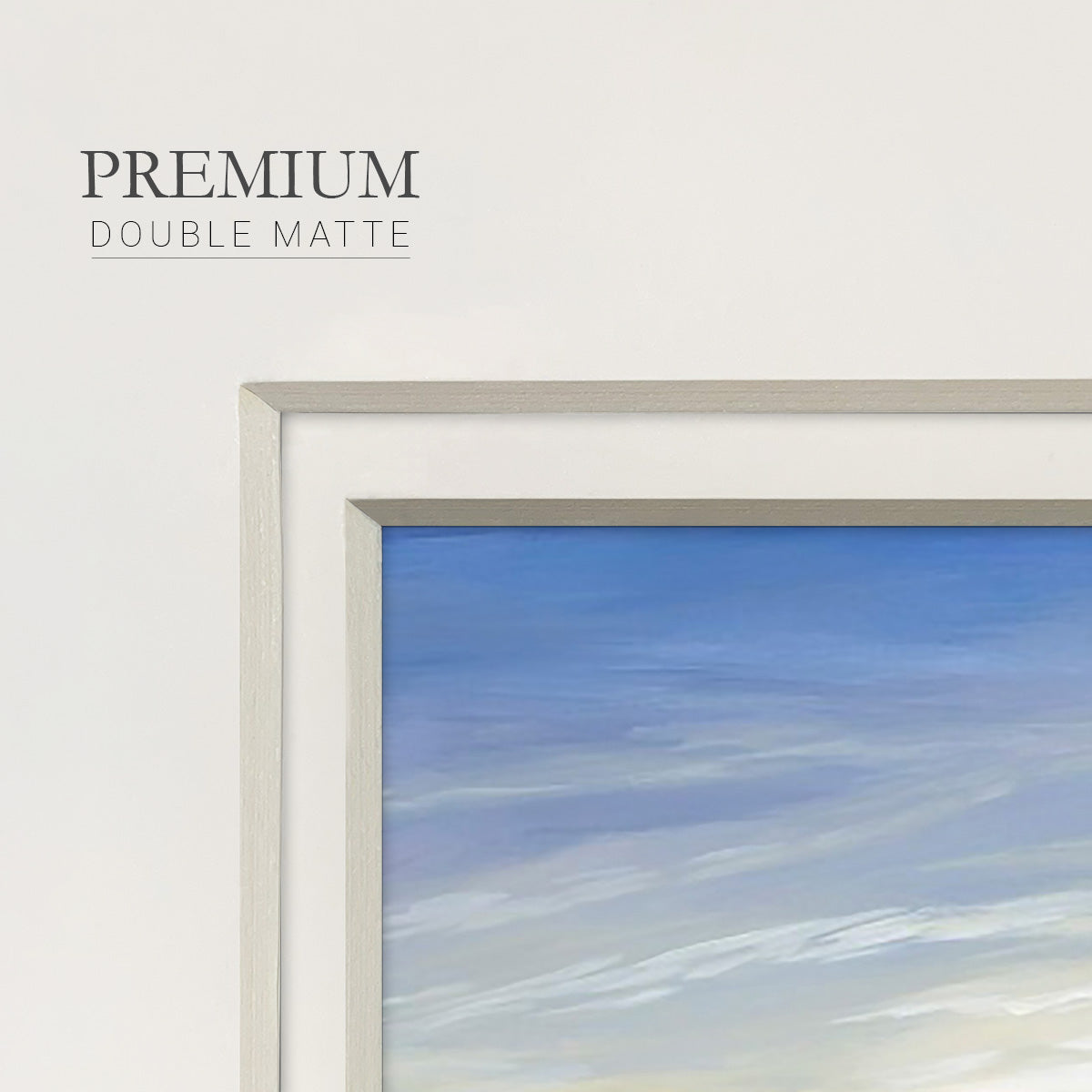 Luminous Waters III Premium Framed Print Double Matboard
