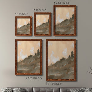 Hillside Walking Path III - Barnwood Framed Canvas Set