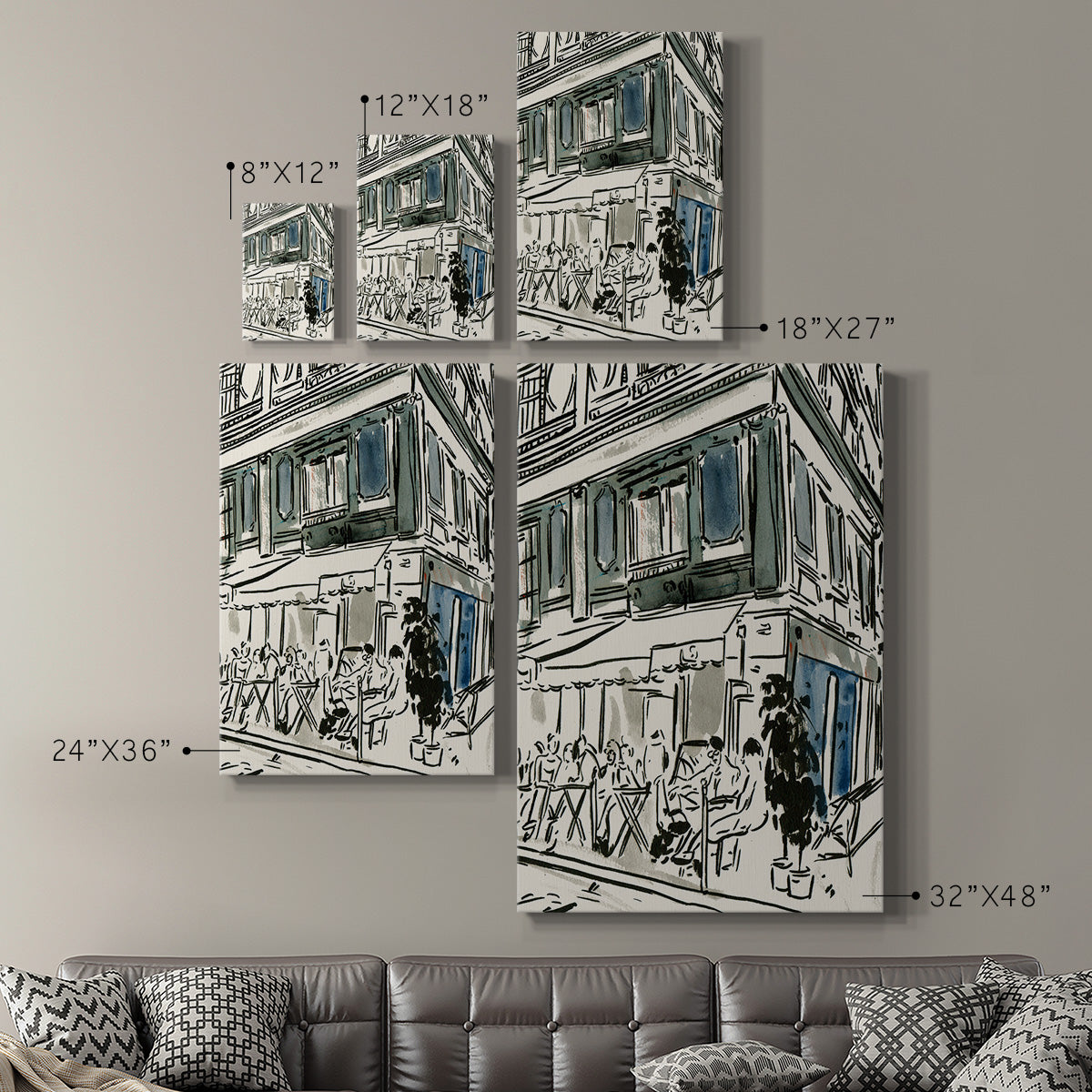 Aucoin de Larue I  Premium Gallery Wrapped Canvas - Ready to Hang