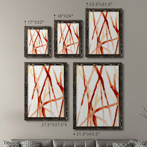 Runnel V - Barnwood Framed Canvas Set