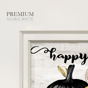Happy Haunting Premium Framed Print Double Matboard