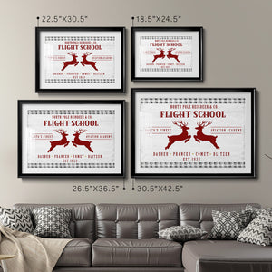 Flight School - Modern Framed Art Print