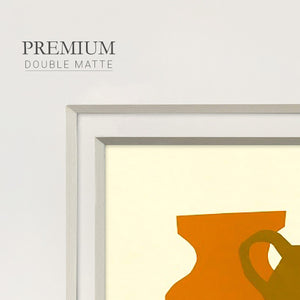 Posing Pottery II Premium Framed Print Double Matboard