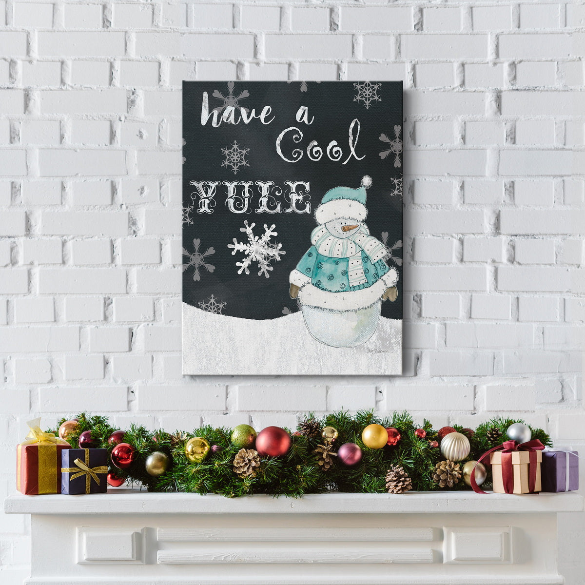 Have a Cool Yule Premium Gallery Wrapped Canvas - Ready to Hang