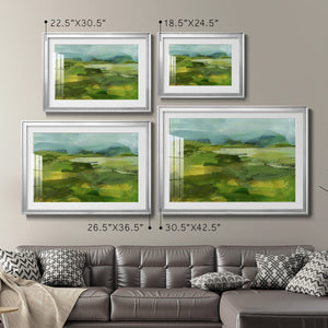 Emerald View IV - Modern Framed Art Print