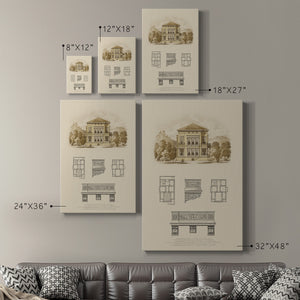 Estate and Plan I - Canvas Art Print